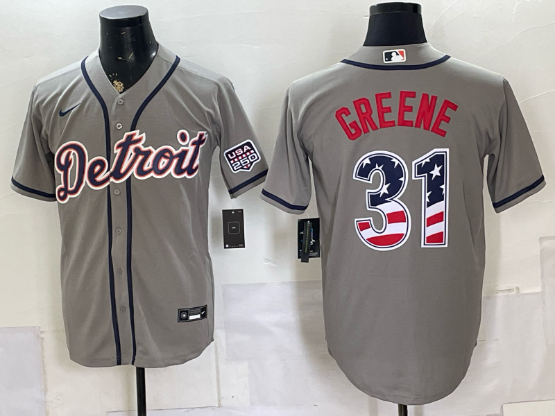 Men Detroit Tigers #31 Greene grey Nike 2026 MLB Jersey 075001